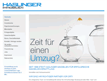 Tablet Screenshot of immo-haslinger.at